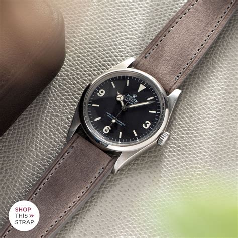 rolex explorer 1 on leather|rolex explorer 1 for sale.